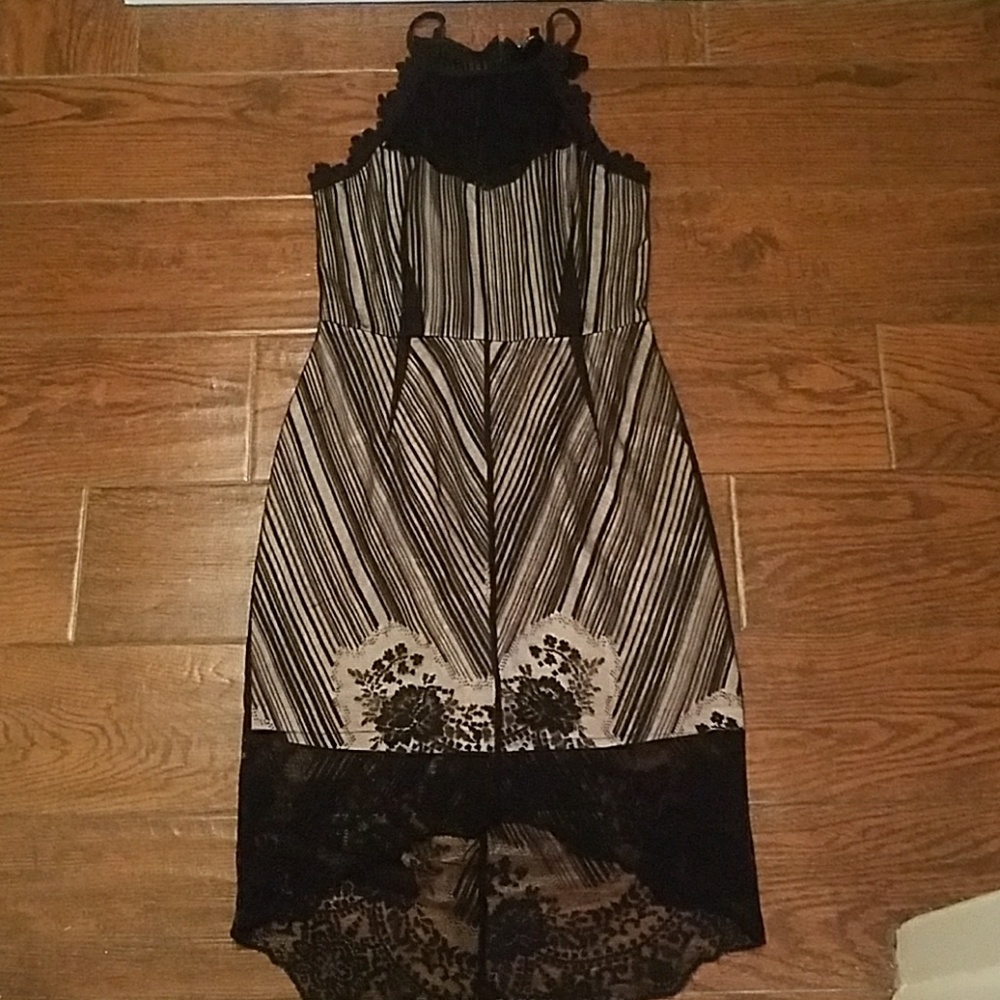 Lace black dress